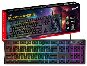Genius SCORPION K7 PLUS, BLK, SER, USB - Img 2