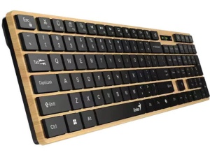 Genius SlimStar 7250BT,AI,US,Pine Wood,BT+2.4GHz,KB - Img 1