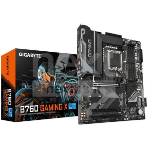 Gigabyte LGA 1700, B760 Chipset, 4x DDR5, Support 13th and 12th Gen, Fast Networks：2.5GbE LAN B760 GAMING X
