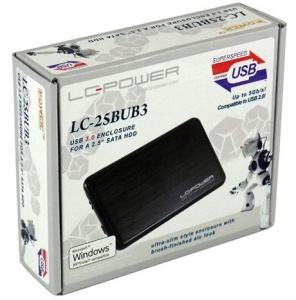 HDD Rack LC Power 2.5" LC-25BUB3 SATA Black USB3 * - Img 1