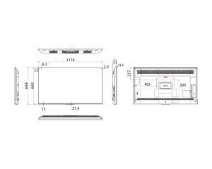 HISENSE 50 inča 50DP30FE 4K UHD 350 nita Digital Signage Display - 16/7 Operation - Img 3