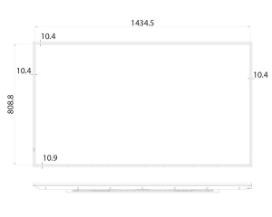 HISENSE 65 inča 65GM50D 4K UHD 500 nita Digital Signage Display - 18/7 Operation - Img 2