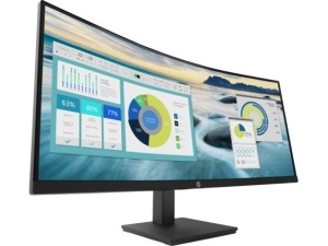 HP 34'' Curved VA WQHD 3440x1440@60Hz, 21:9, 3500:1, 5ms, 250 cd/m², 178°/178°, 1 USB Type-C, 1 HDMI 2.0, 1 DisplayPort 1.2 in, 4 USB 3.2 Gen 1, 2x3W speakers, Tilt, Heigh, VESA, Black, 3yw, HP P34hc G4 21Y56AA