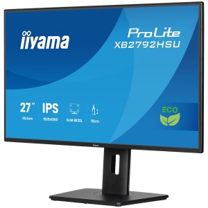 IIYAMA Monitor LED XB2792HSU-B1 27" IPS 1920x1080 4-side slim bezel 120Hz 300cd 1500:1 3ms HDMI DP USB HUB Full Ergo XB2792HSU-B1 - Img 3