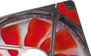 InterTech Fan Argus L-12025 RD, 120mm LED, Red - Img 2