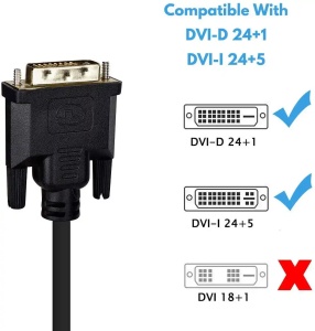 Kabl DVI-D M 24+1 - VGA F KT-D2VG-1.8M - Img 2