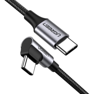 Kabl Ugreen US255 USB-C 2.0 na USB tip C 3A 1m 90 stepeni - Img 2
