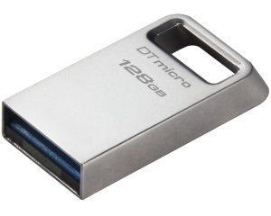 KINGSTON 128GB DataTraveler Micro USB 3.2 flash DTMC3G2/128GB srebrni * - Img 2