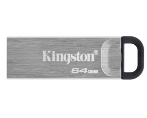 KINGSTON 64GB DataTraveler Kyson USB 3.2 flash DTKN/64GB sivi * - Img 1