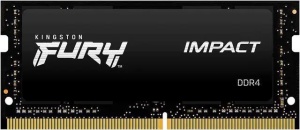 Kingston DDR4 32GB SO-DIMM 3200MT/s [FURY IMPACT], Non-ECC Unbuffered, CL20 1.2V, 260-pin 2Rx8 KF432S20IB/32