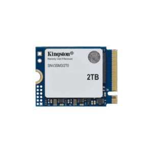 Kingston M.2 NVMe 2TB, 2230, PCIe Gen 4x4, NV3, Read up to 6,000 MB/s, Write up to 5,000 MB/s, (single sided) SNV3SM3/2T0 *