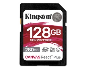KINGSTON Memorijska kartica SDR2V6/128GB 128GB SDXC UHS-II 280R/150W U3 V60 - Img 2