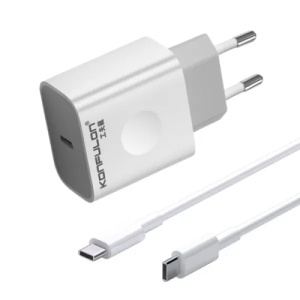 Konfulon C69D brzi kućni punjač 20W + DC15 Type C na Type C - Img 3
