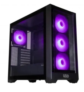 Kuciste * Titan 2314, ATX, providna stranica, ugradjena 4xRGB kulera, Crno