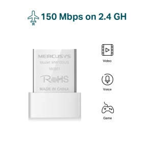 LAN MK Mercusys MW150US N150Mb/s nano WiFi USB - Img 5