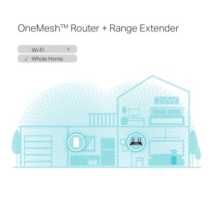 LAN Range extender TP-LINK RE600X WiFi 6 AX1800/bual band - Img 2