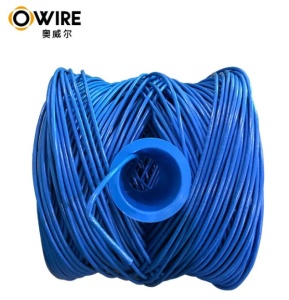 LAN UTP kabl OWIRE Cat6 Solid/CCA/0,56mm/Plavi/305m - Img 2