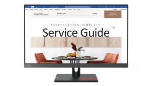 Lenovo Think 23.8" ThinkVision S24i-30 (F23238FS0) 1920x1080 Wide 16:9 LED IPS AG, 1300:1 (Dynamic 3M:1), 6ms (4ms extreme mode), 250cd/m², 178/178, 1xVGA, 1xHDMI 1.4, Black, Tilt, VESA 100x100, 3YW 63DEKAT3EU - Img 1