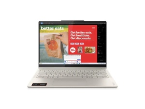 Lenovo Yoga 7 2-in-1 14AKP10 (Seashell, Aluminium) Ryzen AI 7 350 8-Core 5.0GHz/24M 32GB 1TB-NVMe 14.0" 2.8K (2880x1800) OLED 1100n DolbyVision Glass Yoga-Pen Touch FHD-1080p Radeon 860M Graphics WiFi7 BT5.4 Backlite 70Wh 1.38kg DOS 83JR0034YA