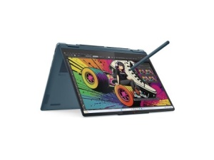 Lenovo Yoga 7 2-in-1 14AKP10 (Tidal Teal, Aluminium) Ryzen AI 7 350 8-Core 5.0GHz/24M 24GB 1TB-NVMe 14.0" WUXGA (1920x1200) OLED 600n DolbyVision Glass Yoga Pen Touch FHD-1080p Radeon 860M Graphics WiFi7 BT5.4 Backlite TB.4 70Wh 1.38kg DOS 83JR0027YA