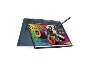 Lenovo Yoga 7 2-in-1 14AKP10 (Tidal Teal, Aluminium) Ryzen AI 7 350 8-Core 5.0GHz/24M 32GB 1TB-NVMe 14.0" 2.8K (2880x1800) OLED 1100n DolbyVision Glass YogalPen Touch FHD-1080p Radeon 860M Graphics WiFi7 BT5.4 Backlite 70Wh 1.38kg DOS 83JR0033YA