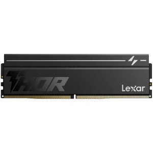 Lexar THOR 2.0 8GB DDR5 6000 CL38 1.3V Memory with heatsink, Single pack, Black Color LD5U08G60C380V-RGS