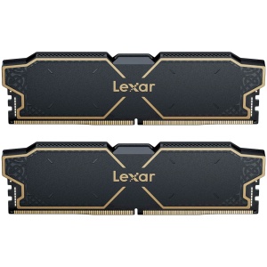 Lexar THOR 32GB DDR5 6000MHz (2x16GB KIT) CL38 DIMM, 1.3V, heatsink, Black LD5U16G60C38LG-RGD