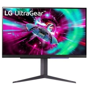 LG 27" UltraGear IPS AG UHD 3840x2160@144Hz Gaming,16:9,1000:1,1ms,400cd/m²,178º/ 178º,HDR 400,AMD FreeSync Premium,NVIDIA G-Sync Compatible,1 DP 1.4,2 HDMI 2.1,2 USB Downstream/1USB Upstream Port 3.0,VESA 100x100mm,Tilt/Height/Pivot,Black,3yw 27GR93U-B