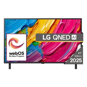 LG LG 43'' (107 cm) 4K HDR Smart QNED TV, 2025 (R) 43QNED80A3A