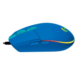 LOGITECH G102 LIGHTSYNC Corded Gaming Mouse - BLUE - USB - EER 910-005801 - Img 3