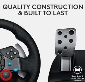 Logitech G29 Driving Force Gaming Racing Wheel + Logitech A10 Headset - Img 3