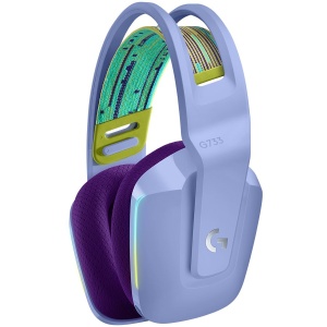 LOGITECH G733 LIGHTSPEED Wireless RGB Gaming Headset - LILAC 981-000890 * - Img 2