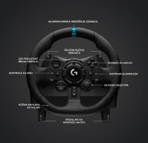 Logitech G923 Trueforce Gaming Racing Wheel + Logitech Shifter - Img 3