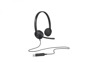 LOGITECH H340 Corded Headset - BLACK-slušalice - USB *