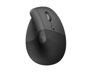 LOGITECH Lift Vertical Ergonomic Wireless crni miš *