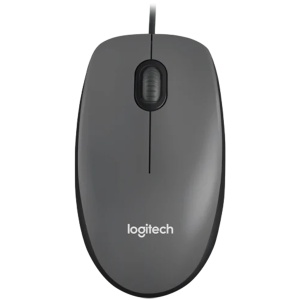 LOGITECH M100 Corded Mouse - BLACK - USB 910-006652 * - Img 1