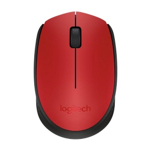 Logitech M171 Wireless Mouse Red *