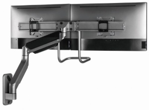 MA-WA2-02 Gembird Podesivi dupli zidni drzac za monitor,tilt, 17-32 max.2x8kg - Img 3