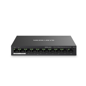 MERCUSYS MS110P(UN) 0-Port 10/100Mbps Desktop Switch with 8-Port PoE+ - Img 2