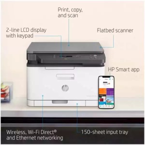 MFP Color Laser HP 178nw 600x600dpi/18ppm/128MB/USB/Ethernet/Wifi, Set tonera HP 117A 4ZB96A - Img 4