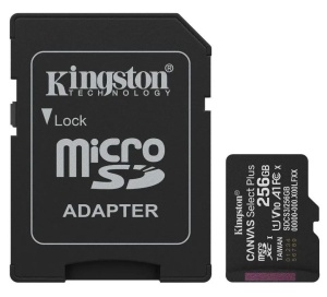 Micro SD Kingston 256GB SDCS3/256GB + adapter - Img 1