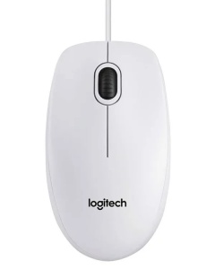 Miš žični Logitech B100 optički beli 910-003360 - Img 4