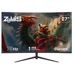 Monitor 27 Zeus ZUS27CUR 1920x1080/Full HD/VA/75Hz/HDMI/VGA/Frameles/Curved - Img 5