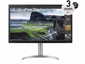 Monitor LG 32UQ850V-W 32"/IPS/3840x2160/60Hz/5ms GtG/HDMIx2,DP,USB/pivot,visina/zvucnici/srebrna - Img 3