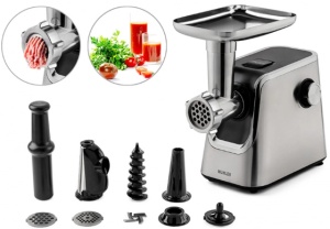 MUHLER MG1808TS Masina za mlevenje mesa i paradajza 600-1800W, INOX - Img 2
