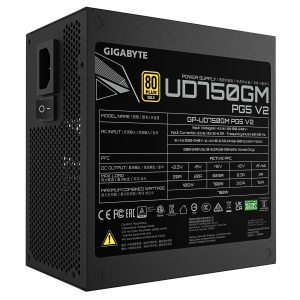 Napajanje 750W Gigabyte GP-UD750GM PG5 V2 Gold- modularno - Img 3