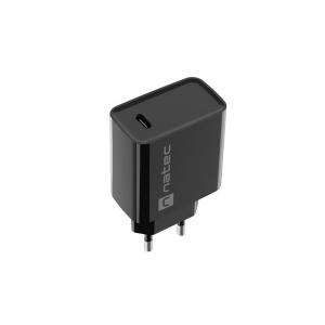 Natec RIBERA USB Type-C Charger, QC3.0 & PD3.0, 3A 20W, Black NUC-2060 - Img 2