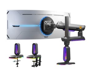 NORTH BAYOU G80 Gaming stoni nosač za monitor mat crni - Img 3