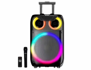 Partybox zvučnik Intex T1219 Trolley AUX/USB/SD/FM/BT/1 x Bežični mikrofon 40W