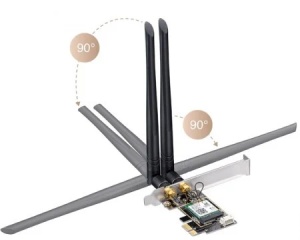 PCI-E mrežna kartica Wi-Fi 6E kartica Cudy WE3000 AX3000 - Img 2